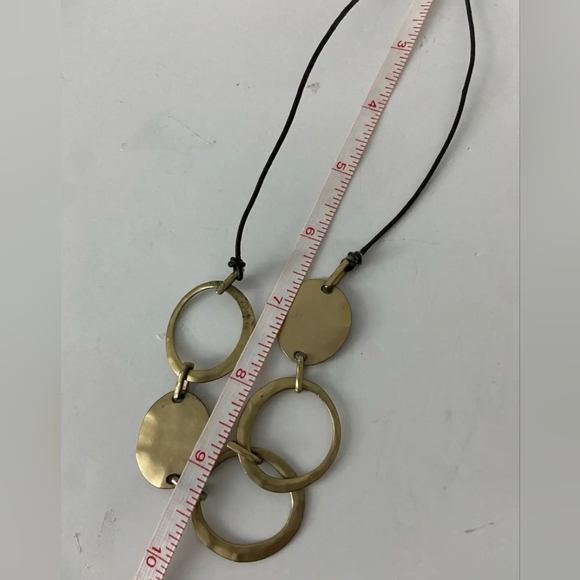 Kenneth Cole | gold tone statement necklace - Picture 6 of 6